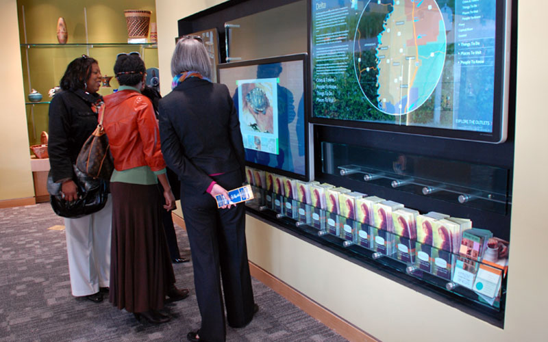 Explore Mississippi Interactive Kiosk